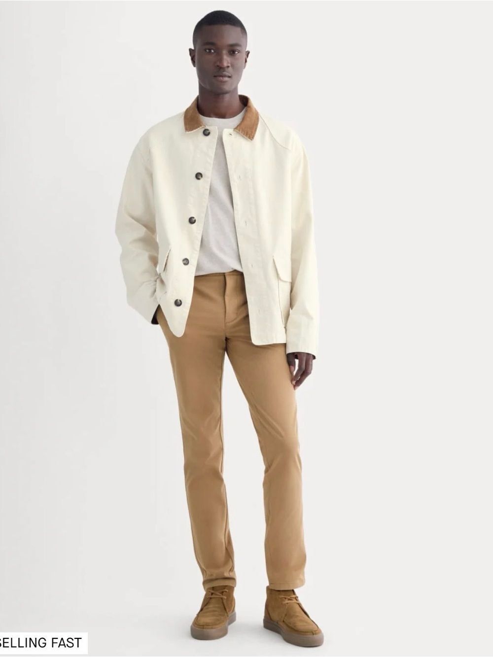 New Everlane THE PERFORMANCE CHINO  Slim Fit in Toasted Coconut Size 30 X 32